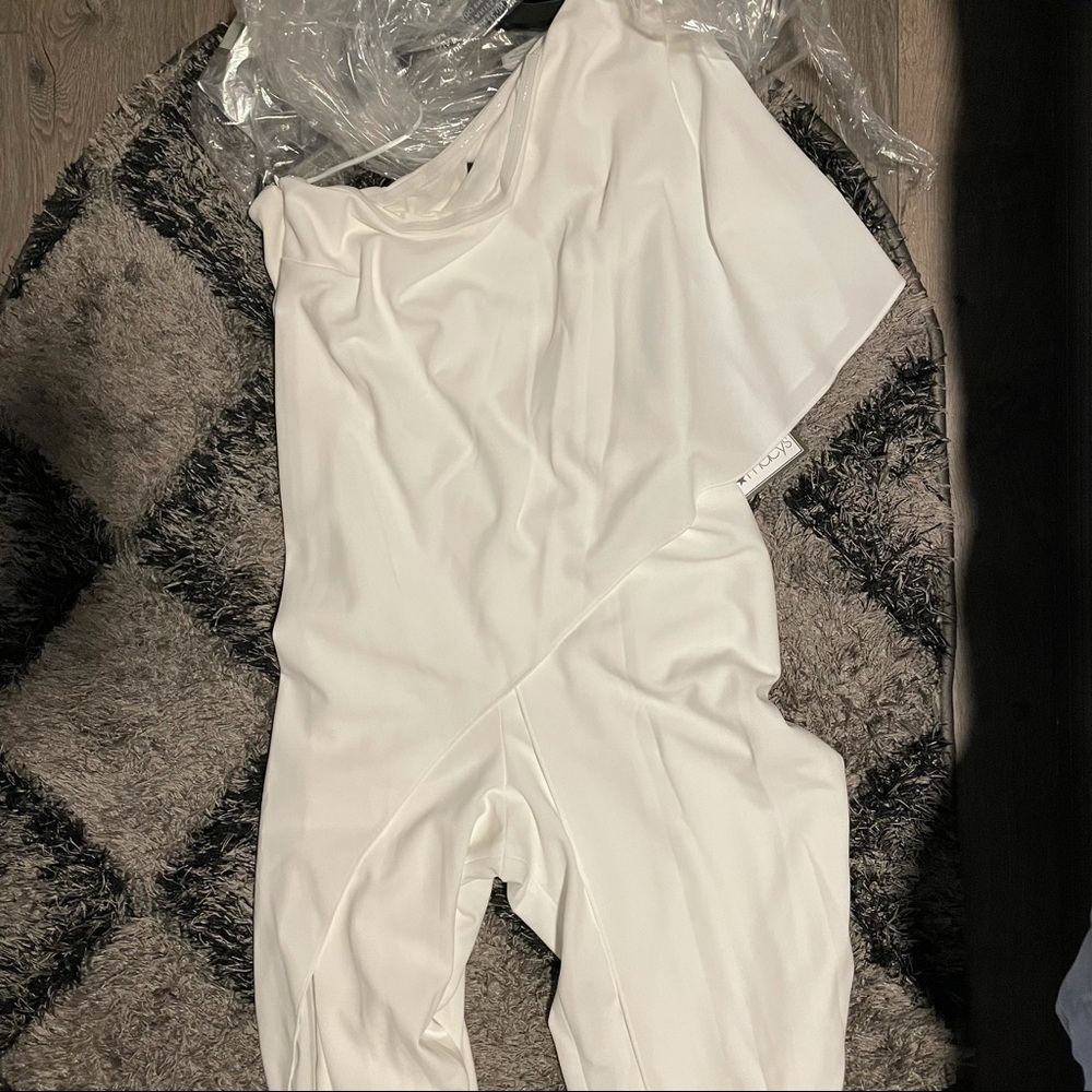 Adrianna Papell - One Shoulder Jumpsuit